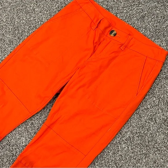 CAbi Vibrant Red/ Orange Ankle/ Utility Pant - Picture 4 of 7